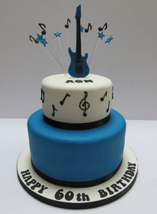 Musical Guitar cake